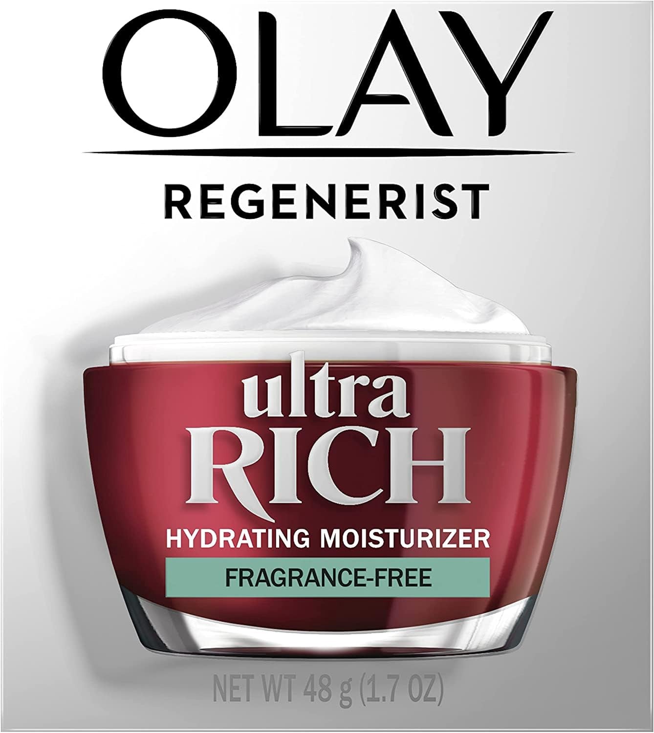 Olay Regenerist Ultra Rich Face Moisturizer For Dry Skin Fragrance-free - 1.7oz