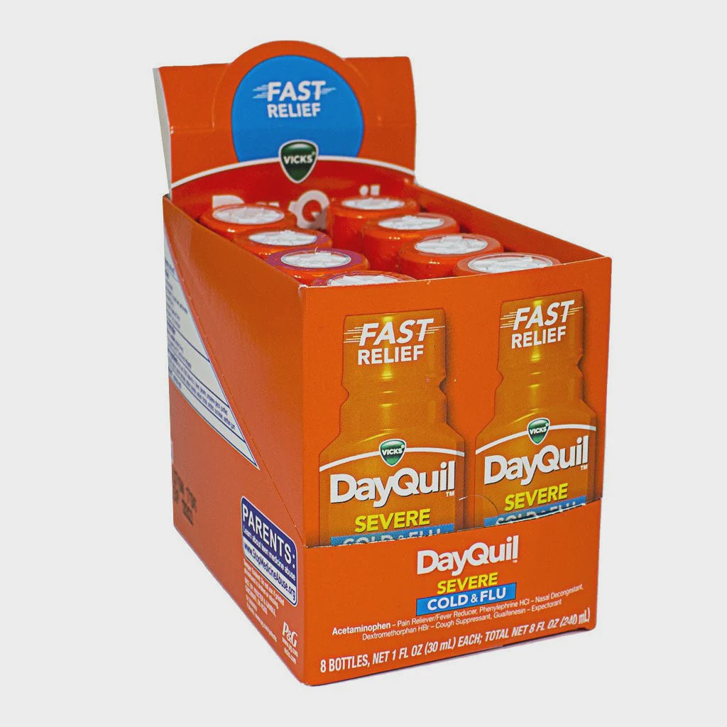 VICKS DAYQUIL SEVERE COLD & FLU LIQUID 1 OZ
