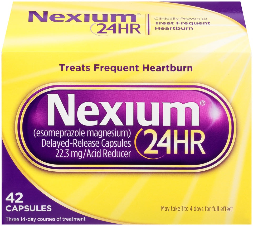 NEXIUM 24 HOUR ACID REDUCER 20MG CAPSULES 42 CT