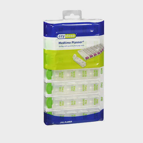 Ezy Dose Medtime Planner 4 Times Per Day Pill Planner