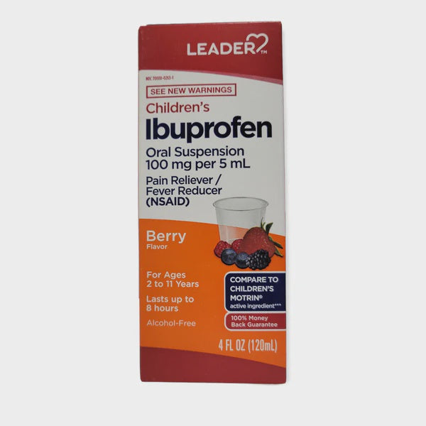 Leader Children's Ibuprofen Berry Flavor 4oz