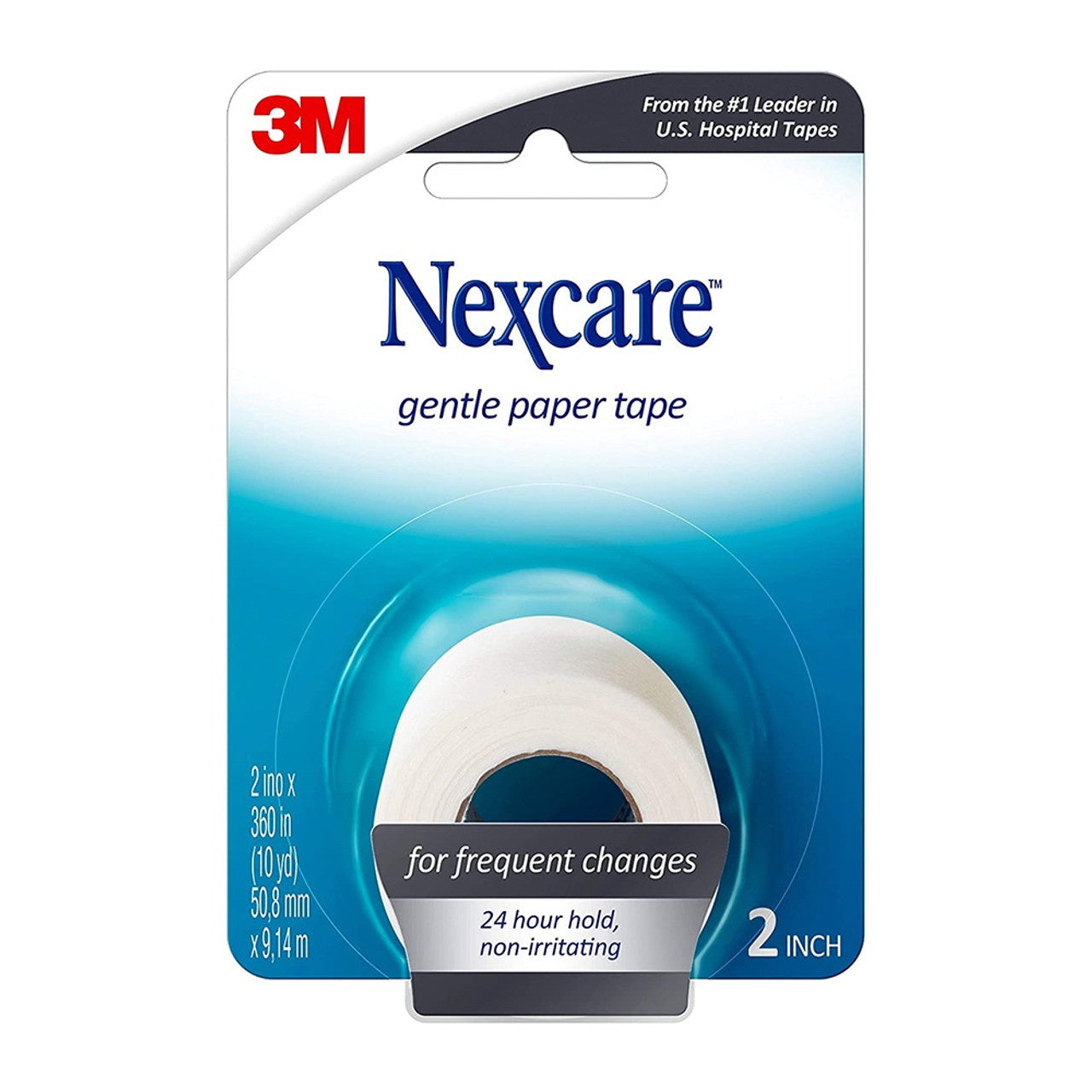 3M Nexcare Gentle Paper Tape, Non Irritating, 2 Inches by 10 Yrd, 1 Ea