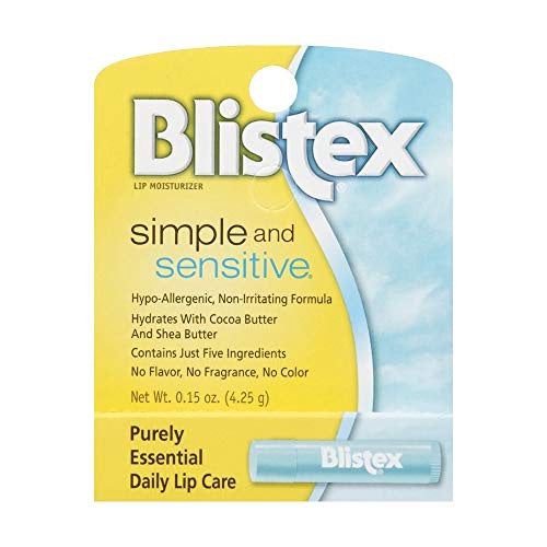 Blistex Simple & Sensitive Lip Moisturizer 0.15 oz