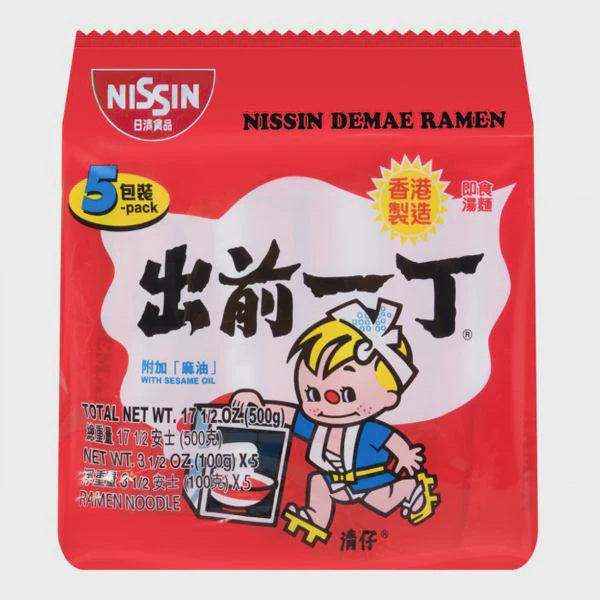 NISSIN RAMEN NOODLES 5 PACK