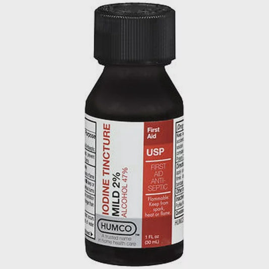 Humco Iodine Antiseptic Tincture 2% Mild USP - 1 oz