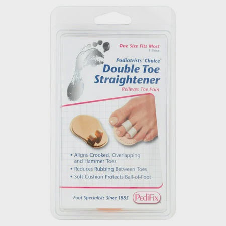 Pedifix Toe Straightener Double One Size Fits All, Hammer Toe Regulator - 1 Ea