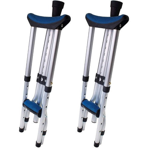 CAREX FOLDING UNIVERSAL CRUTCHES 4' 11" - 6' 4