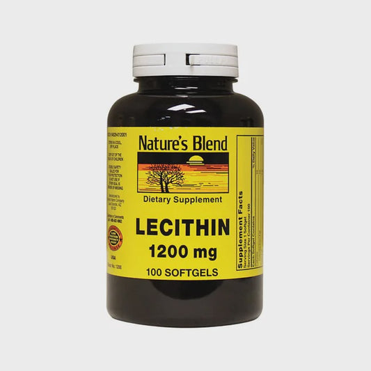 Nature's Blend Lecithin 1200mg Capsules 100 ct