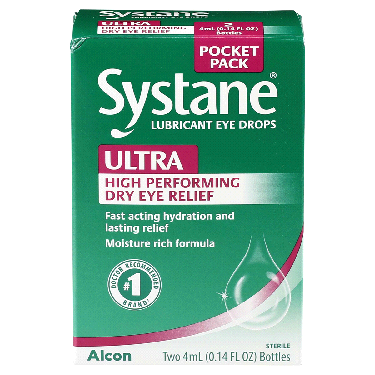 SYSTANE ULTRA HIGH PERFORMING DRY EYE RELIEF 2 4ML BOTTLES
