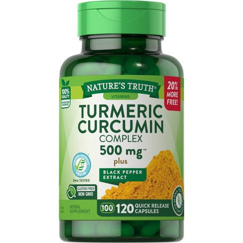 Nature's Truth Turmeric 500mg Capsules - 120ct