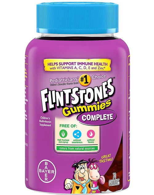 Flintstones Children's Complete Multivitamin Supplement Gummies - 70 ct