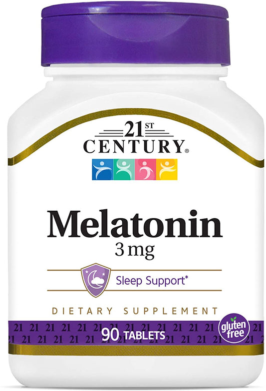 21ST CENTURY MELATONIN 3MG TABLETS 60 CT