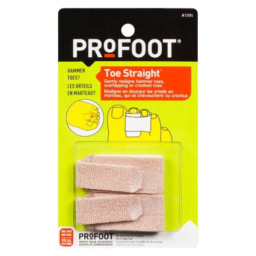 ProFoot Toe Straight One Pair 1 Count by Profoot