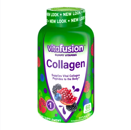 Vitafusion Collagen Adult Gummies Natural Berry Pomegranate -- 60 Gummies