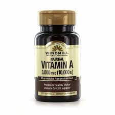 Windmill Vitamin A 10,000 IU Softgels 100 Soft Gels