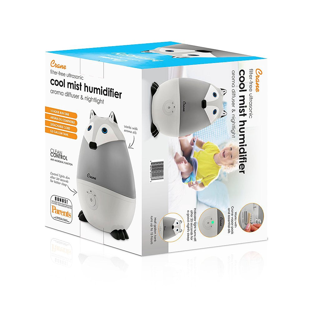 Crane Mini Adorable Fox Ultrasonic Cool Mist Humidifier - 0.5 Gallon