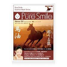 PURE SMILE马油精华保湿面膜Horse Oil Essence Facial Mask Series 1sheet
