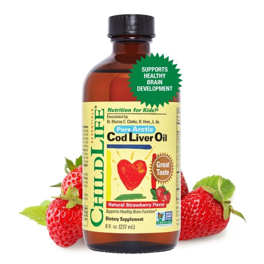 ChildLife® Natural Strawberry Flavor Pure Arctic Cod Liver Oil, 8 fl oz