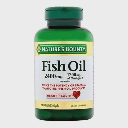 Natures Bounty Odorless Fish Oil Double Strength Omega 3 And 6 Liquid Soft Gels, 90 Ea