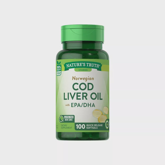 Nature's Truth Norwegian COD Liver Oil Supplement, 100 ea