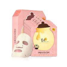 韩国PAPA RECIPE春雨粉色玫瑰金面膜10片Bombee Rose Gold Honey Mask 10 Sheets