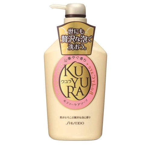 Shiseido Kuyura moist body soap with floral fragrance 550ml