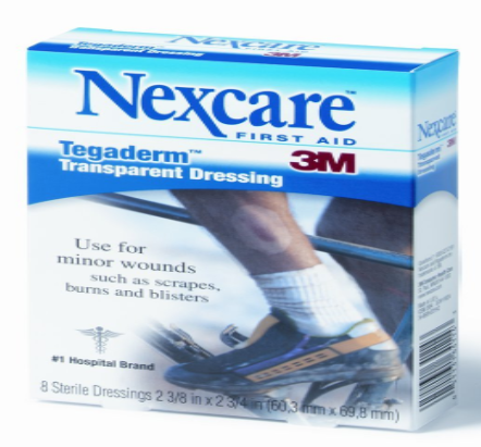 Nexcare Tegaderm Transparent Waterproof 8 ct