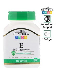 21ST CENTURY VITAMIN E 400IU SOFTGELS 110 CT