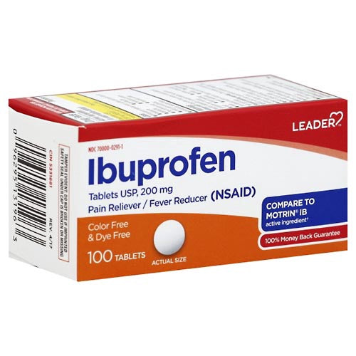 LEADER IBUPROFEN 200 MG 100 TAB.