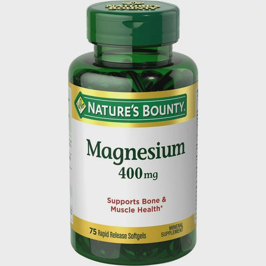 Nature's Bounty Magnesium 400 mg, Softgels75.0ea
