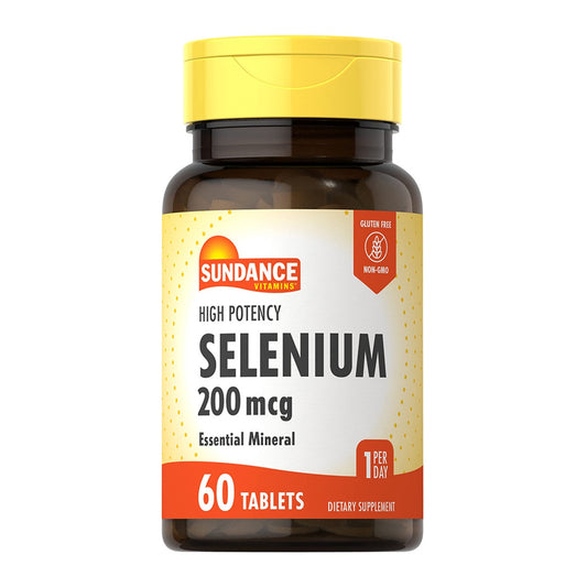 Sundance Selenium 200 mcg Tablets, 60 Count