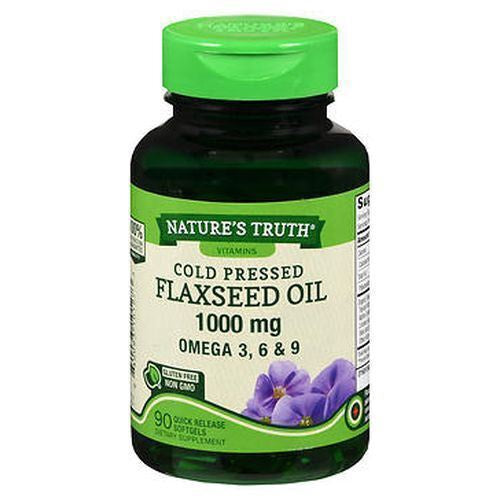 Nature's Truth Organic Cold Pressed Flaxseed Oil 1000mg 90 Softgels