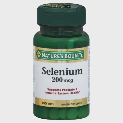 Nature's Bounty Selenium 200Mcg Tablets 100 Ct
