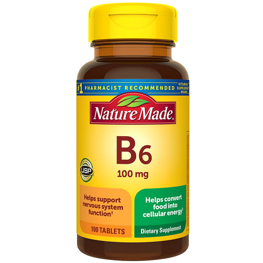NATURE MADE VIT B-6 100MG 100 TABS