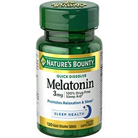 NATURE'S BOUNTY MELATONIN 3MG 120 CT