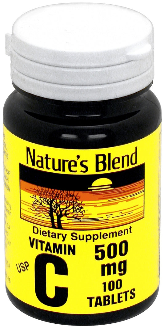 Nature's Blend Vitamin C 500mg Tablets 100 ct