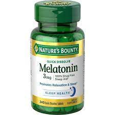 NATURE'S BOUNTY MELATONIN 3MG 240 CT