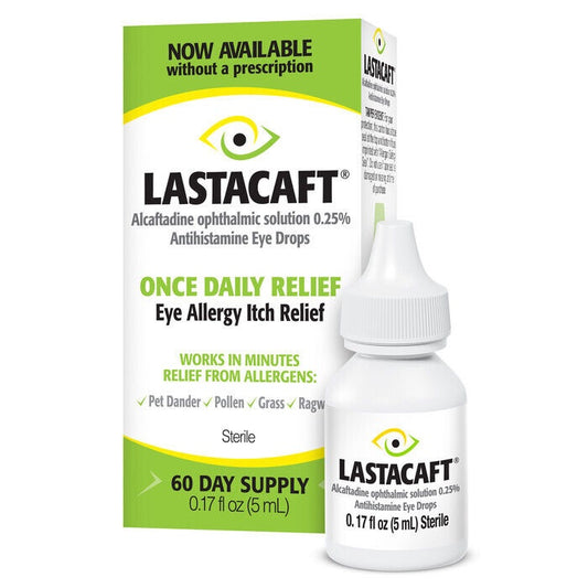 Lastacaft Eye Drops, Eye Allergy Itch Relief, Once Daily - 0.17 fl oz