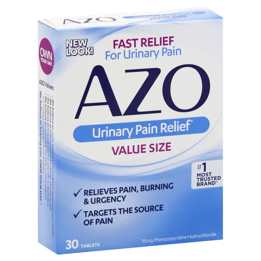 AZO urinary pain relief 30 tab.