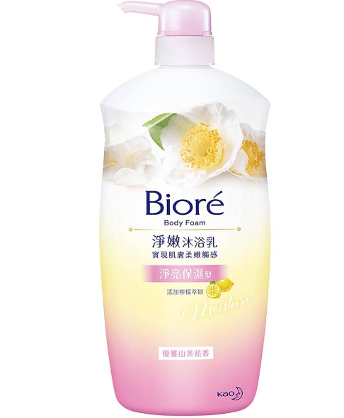 碧柔沐浴露 典雅玫瑰香丝滑润泽型 BIORE BODY FOAM NOURISH 1000ml