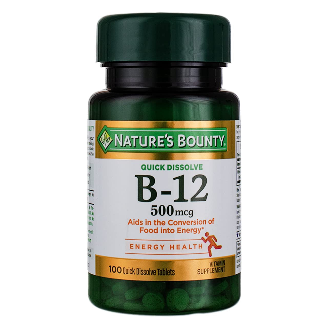 NATURE'S BOUNTY B-12 500MCG CHEWABLE TABLETS CHERRY 100 CT