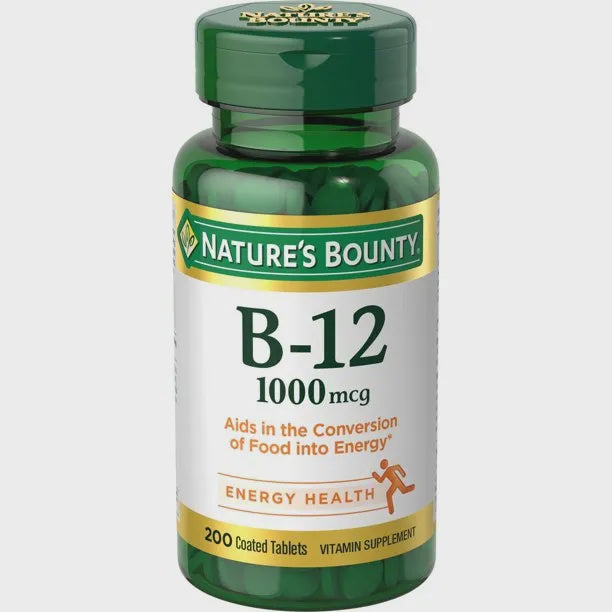 Nature's Bounty Vitamin B-12 1000 mcg - 200 ct