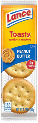 花生酱饼干 4g蛋白质 Lance Toast Chee Peanut Butter 4g Protein