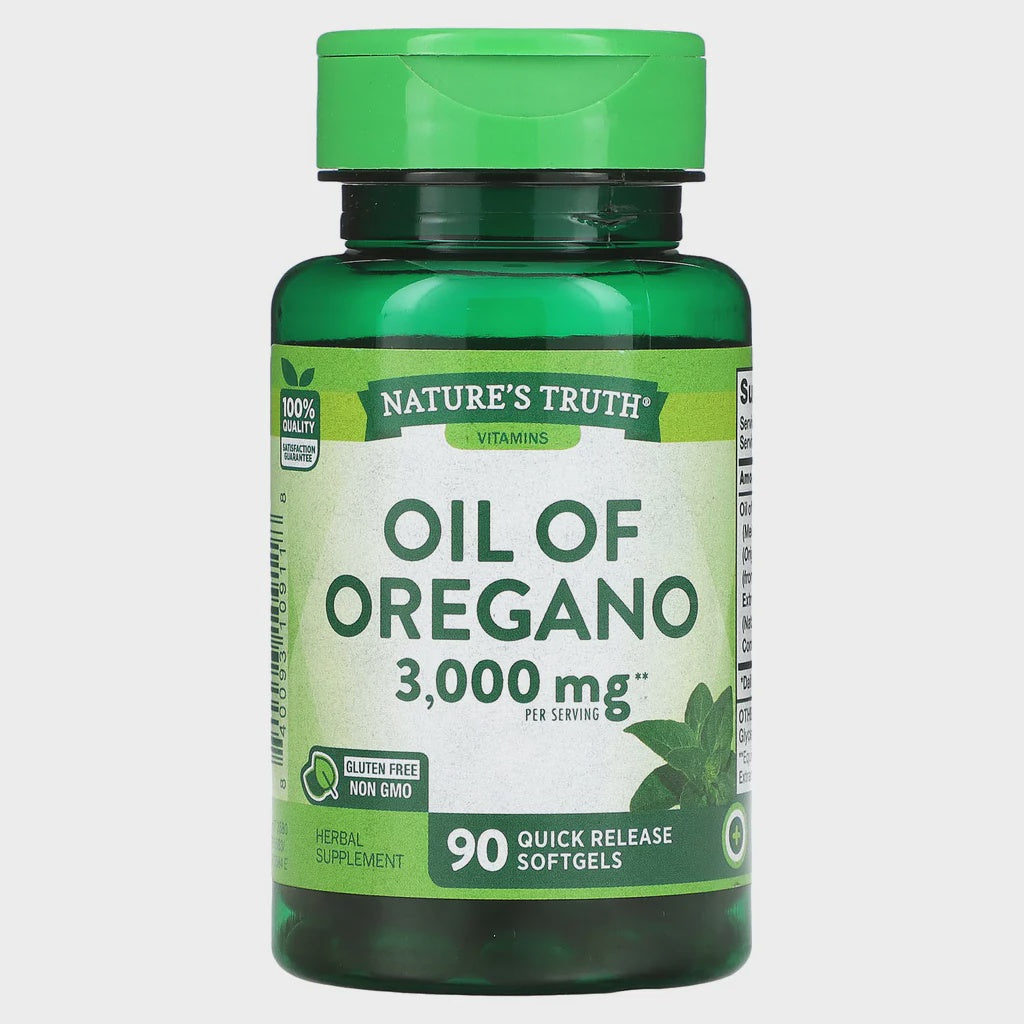Nature's Truth Oil Of Oregano Quick Release Softgels, 90 Count