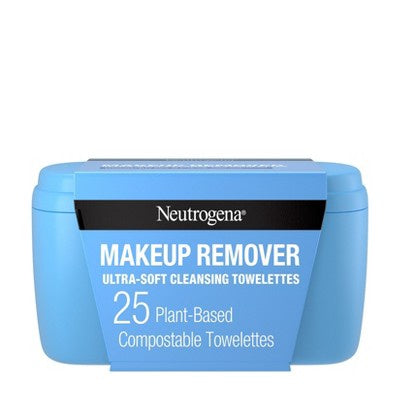 Neutrogena Facial Cleansing Makeup Remover Wipes With Vanity Case - 25ct