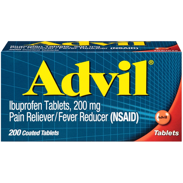 Advil Ibuprofen, 200 mg, Coated Tablets - 200 coated tablets