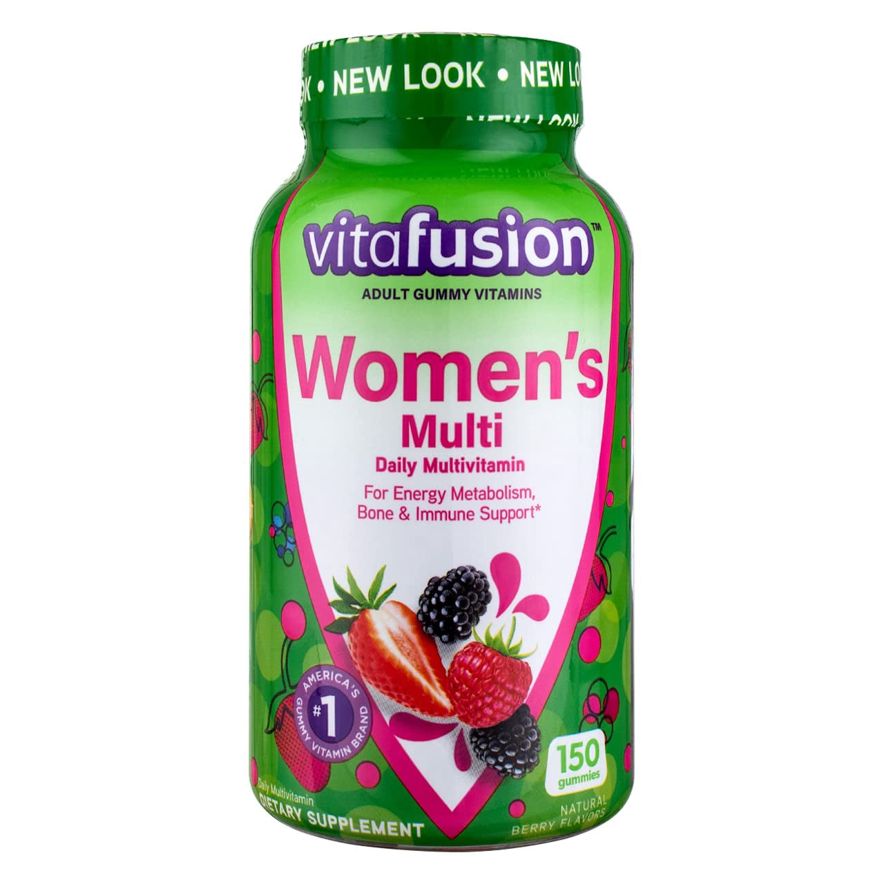 VITAFUSION MULTIVITAMINS WOMEN'S GUMMIES BERRY 150 CT