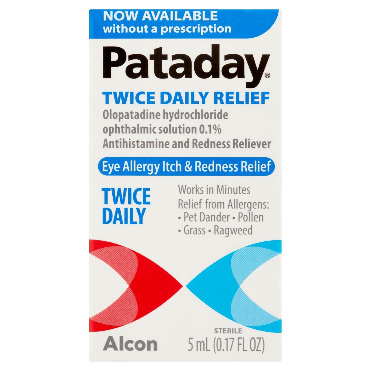 PATADAY EYE ALLERGY ITCH RELIEF TWICE DAILY 0.17 OZ