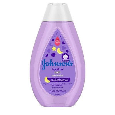 Johnson's Bedtime Baby Bath With Soothing Natural Calm Aromas, Hypoallergenic - 13.6 Fl Oz