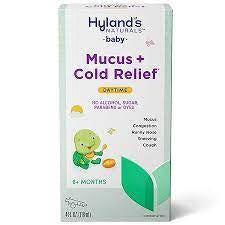 Hylands Baby Mucus + Cold Relief 4 oz Liquid